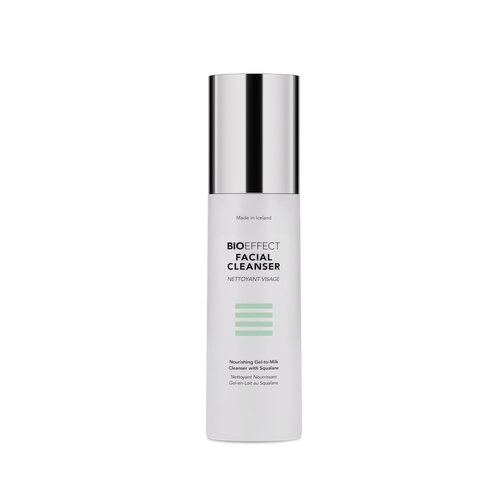 BIOEFFECT Facial Cleanser - Hydrating Gel-to-Milk Face Wash with Squalane | Removes Makeup & Impurities, 120ml