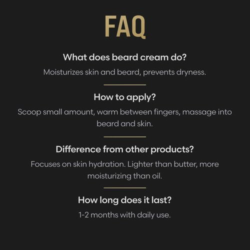 Beard Cream by Beard Struggle-Valhalla's Gates Beard Butter Moisturizer & Softener for Men-Hydrated with Avocado & Jojoba Oils-Beard & Mustache Growth Cream 50g