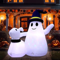5 FT Halloween Inflatable Ghost Walking Dog Outdoor Yard Decorations with LED Lights