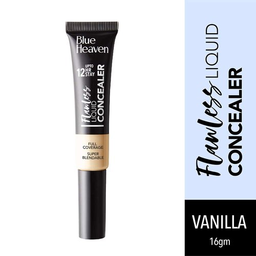 Blue Heaven Flawless Liquid Concealer - Vanilla Shade, 0.57 Oz for Perfect Coverage