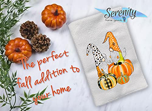 Fall Gnomes Hand Towels - Autumn Kitchen & Bathroom Decor Set