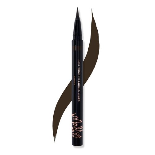 Mally Beauty Liquid Eyeliner - Just Wing It! Long-Lasting Brown Formula for Effortless Application