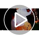 Inflatable Thanksgiving Dog Decor with Pumpkin & Pilgrim Hat, LED Lights - 5.2 FT Outdoor Yard Decoration