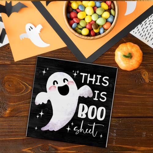 Halloween Decorations Sign Cute Halloween Wood Sign - Variation of THIS