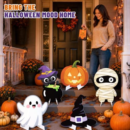 Halloween Baby Shower Decorations - 5 Little Boo Photo Props - Variation of THIS listing
