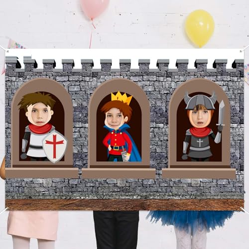 Medieval Castle Entrance Armor Knight Banner for Halloween & Party Decor