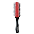 Classic Styling Curly Hair Brush - 9 Row Detangling Brush for Wet or Dry Hair | Unisex Black Design