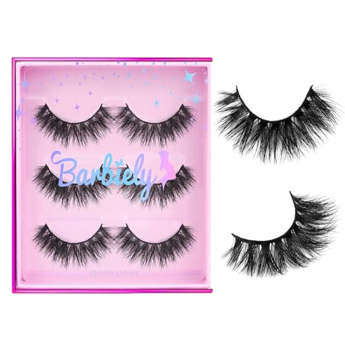 Dramatic 3D Mink Eyelashes - 18mm Fluffy Full Volume Doll Look - Dream Variation