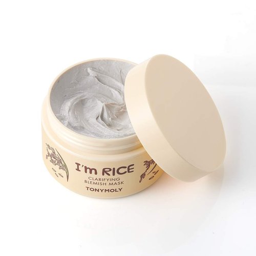 TONYMOLY I'm Rice Clarifying Clay Mask - Detoxifies & Soothes Irritated Skin | 100ml