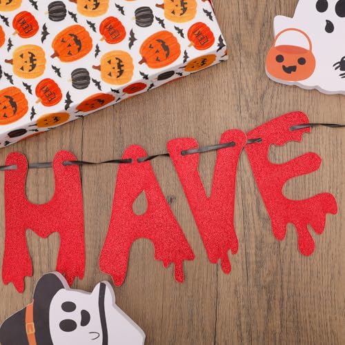 Halloween Bloody Banner for Zombie Vampire Horror Party Decorations