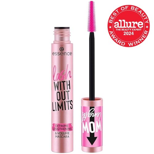 **Essence Lash Without Limits Mascara - Extreme Lengthening & Volume, Extra Black | Vegan & Cruelty-Free**