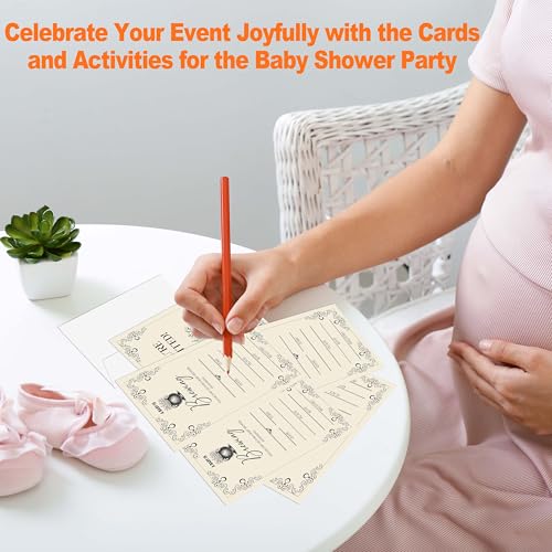 Halloween Baby Shower Invitations for Boys Girls - 'A Baby Is Brewing' Variation, 25 Pack 4x6 with Envelopes