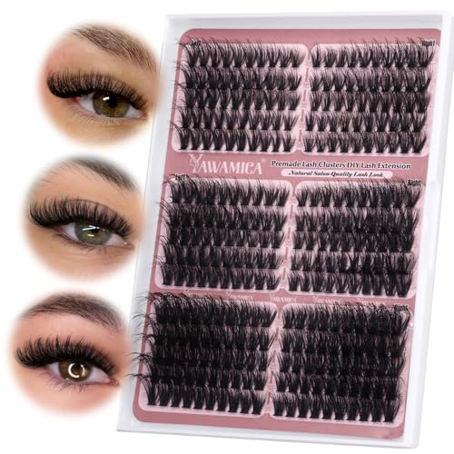 Cat Eye Lash Clusters - Fluffy Premade Volume Eyelash Extensions 300pcs - 60D+80D+100D Variation of THIS listing