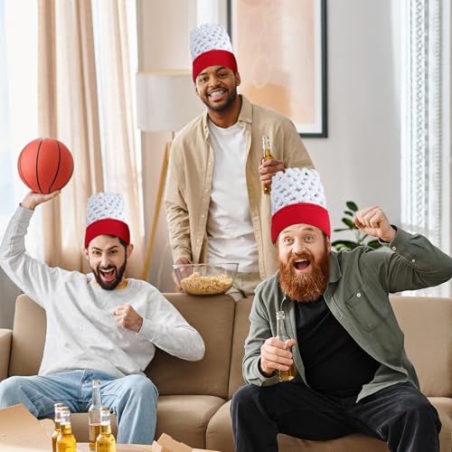 Halloween Basketball Hoop Headband Costume Accessory - Red Net
