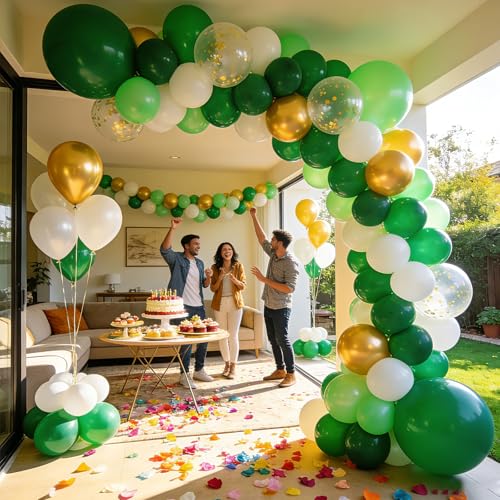 Green Latex Balloons 18 Inch - 30Pcs Large Round Party Balloons for Birthday & Decorations - Variation of THIS listing