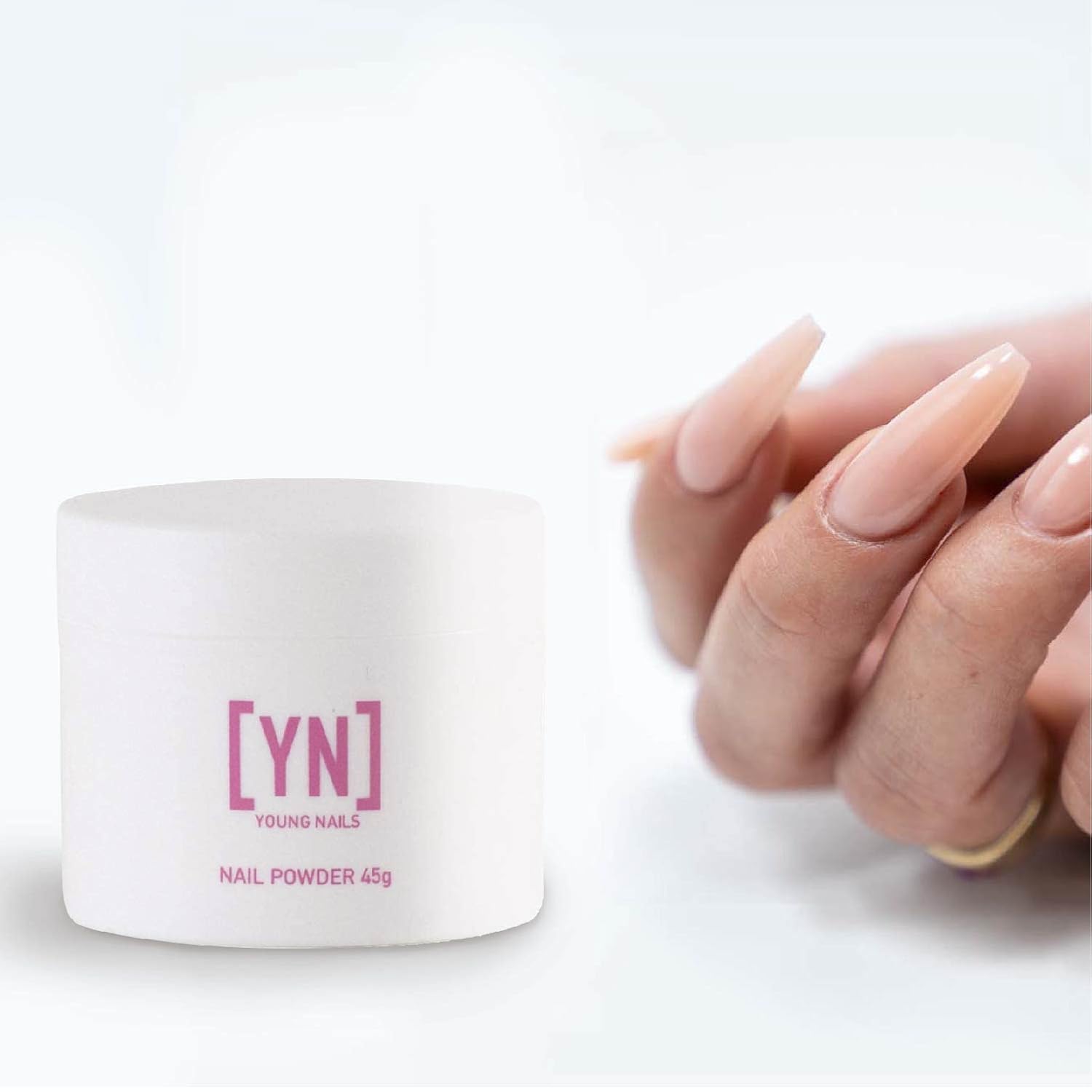 Young Nails Acrylic Cover Powder - Earth Tone | 45g for Flawless Nail Enhancements