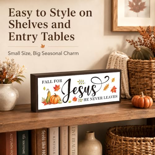 Fall Wooden Sign Faith Decor Pumpkin Harvest Halloween - Fall 10