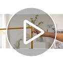 Artificial Plant Table Arch Stand with Clamps - Adjustable Height & Length, Gold