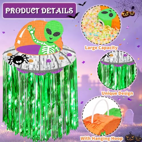 Halloween Alien Piñata - Space Party Game Decorations for Kids - Variation of THIS listing