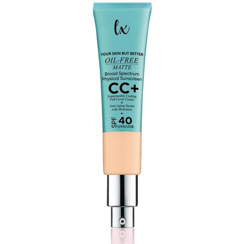 LX Blend CC+ Cream - Oil-Free Matte Anti-Aging Foundation with SPF 40 | Medium Shade