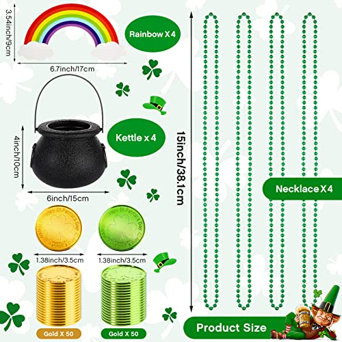 St. Patrick's Day Pot of Gold Candy Buckets and Party Favors Set