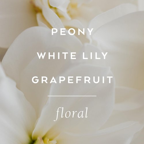 Lollia Hand Cream - Moisturizing Peony & White Lily Scent | Quick-Absorbing 4 oz Luxury Lotion