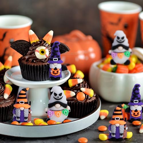 Halloween Mini Gnome Figurines Set - 30 Pcs Spooky Table Decorations - Variation of THIS listing