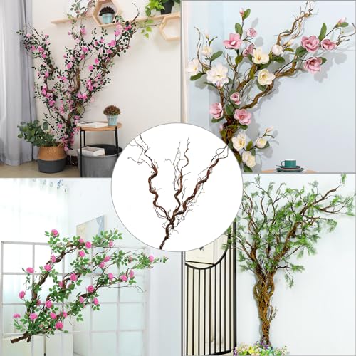 67in Fake Grapevine Garland with Flexible Branches for Wall Decor