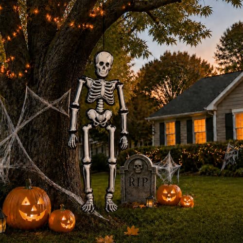 Halloween 1 Pack Jumbo Skeleton Balloon - 79 Inch Foil Halloween Decoration