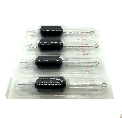 Tatmax 20PCS 1 Inch Tattoo Combo Needles and Tubes: 5RM, 7RM, 9RM, 11RM, 13RM, 15RM (9 Round Magnum)