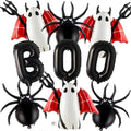 Cruslheep Red Halloween Party Decorations Foil Balloons - 9 Pieces