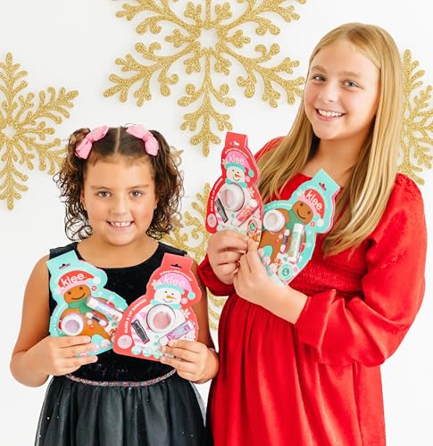 Kids Non-Toxic Holiday Eye Shadow & Lip Shimmer Set - Icicle Sparkles