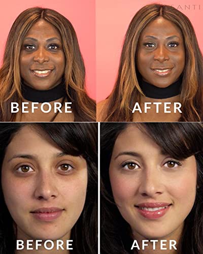 Vasanti Cosmetics Liquid Cover-Up | Oil-Free Foundation & Concealer in One - Shade V12