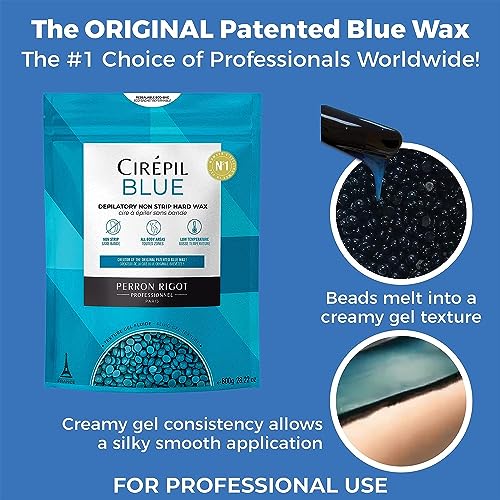 Cirepil Blue Stripless Hard Wax Beads 400g - Professional Hair Removal