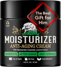 Viva Lab Mens Face Moisturizer Anti-Aging Cream - Lightweight After Shave Lotion for Men - Day & Night Hydrating Skin Care with Niacinamide Collagen Ceramides - Fast-Absorbing Non-Greasy 1.85oz