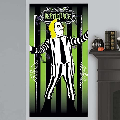 Halloween Beetlejuice Scene Setter Add-Ons - Spooky Wall Decorations for Parties