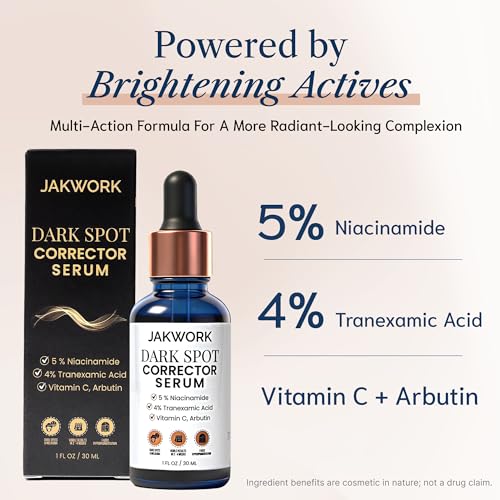 Tranexamic Acid Serum for Face – Dark Spot Remover with Niacinamide & Vitamin C | Melasma Treatment for Face, Hyperpigmentation Care 30ml / 1 fl oz