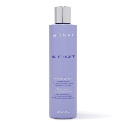 MONAT Violet Lights Anti-Brass Shampoo – Subtly Illuminates Hair – Advanced Toning Formula – Vibrant & Manageable Results – Gentle Cleansing for Radiant Locks – Enriched with REJUVENIQE®