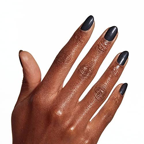 OPI Black Nail Lacquer - Cave the Way | Classic, Long-Lasting, Chip-Resistant