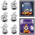 Halloween Clear Rubber Stamps for Card Making & Crafts - Style 6