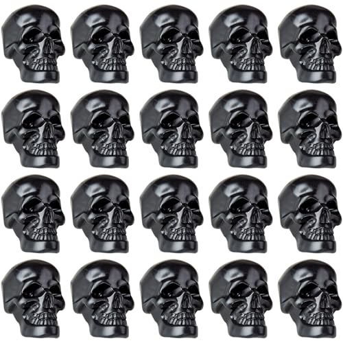 20 Pieces Realistic Halloween Skull Decorations - 0.8 x 0.9 x 1.4 Inches