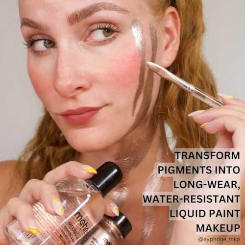 Mehron Makeup Mixing Liquid - 4.5 Fl oz - Makeup Medium for Metallic & Body Art (Pack of 1)