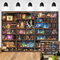 Halloween Laboratory Backdrop 8x6FT - Spooky Science & Potion Theme Photo Banner