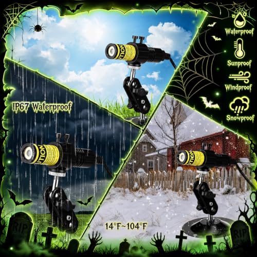 Aurelema Green Laser Halloween Module Generator with Timer - 1 Pack, Green