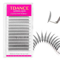 Anime Spire Lash Extensions - Premade Plume Flake Fans 0.07-D / 8-15mm – Lightweight & Professional