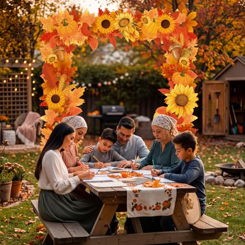 Autumn Porch Banner for Fall Thanksgiving Party Decoration - Fall Theme