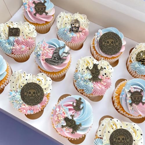 Pirate Skull Silicone Mold for Cake Decorating and Crafts - Set of 4