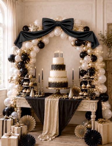 Giant Black Satin Bow for Halloween Door & Wall Decor 42 Inch