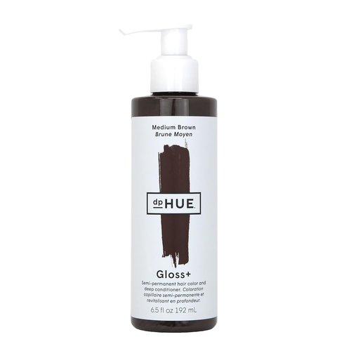 dpHUE Gloss+ Medium Brown Hair Color Treatment - Revives Fading Color - 8-12 Applications per Bottle