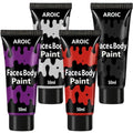Kids Face Body Paint Set - 4 Colors Water-Based Face Painting Kit, 6.76 Oz